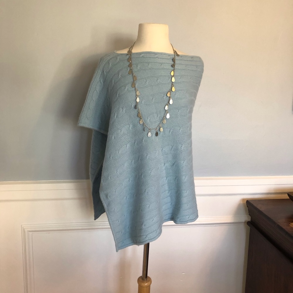 Super soft 100% Cashmere MAG by Magaschoni Poncho